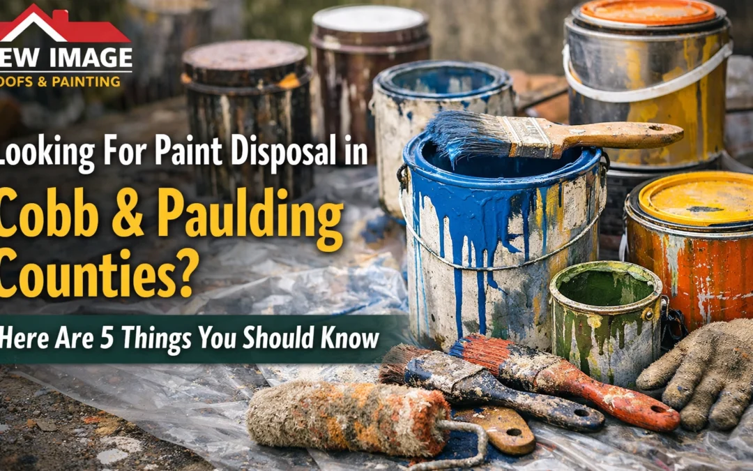Looking For Paint Disposal in Cobb & Paulding Counties? Here Are 3 Things You Should Know