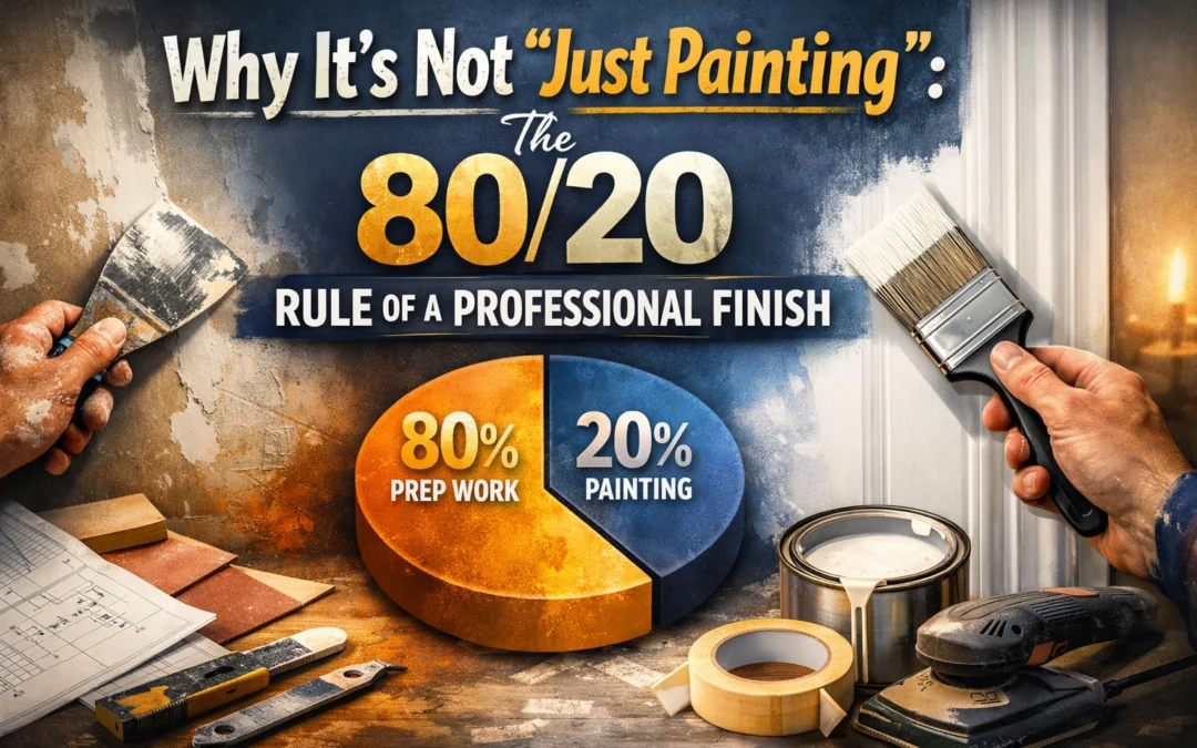 Why It’s Not ‘Just Painting’: The 80/20 Rule of a Professional Finish